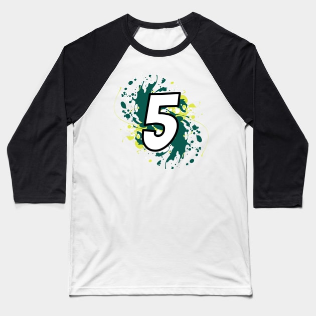 Vettel Driver Number Baseball T-Shirt by GreazyL